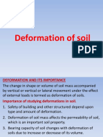 Soil deformation and settlement types