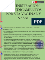 Administracion de Medicamentos Por Via Vaginal, Nasal, Otica y Oftalmica - Alumnos