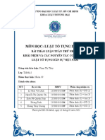 Môn HọC: LuậT Tố Tụng Dân Sự