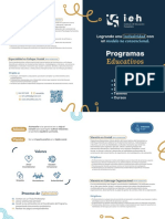 Díptico Posgrados - Tamaño Media Carta