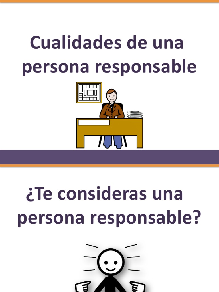 Cualidades de una Persona Responsable | PDF
