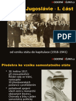 Historie Jugoslávie - I. Část: Od Vzniku Státu Do Kapitulace (1918-1941)