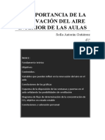 La Importancia de La Renovación Del Aire Interior de Las Aulas