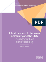 School Leadership Between Community and The State: The Changing Civic Role of Schooling