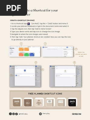 05 - How to Create a Shortcut for your Digital Planner