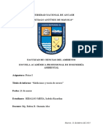 Reporte de Lab. Física N°1