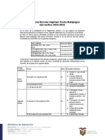 Cronograma Escolar Costa 2023-2024