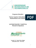 Automatización y robótica en mantenimiento industrial