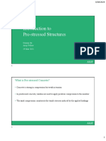 Introduction To Pre-Stressed Structures