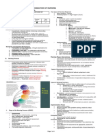 Theoretical Foundations of Nursing Finals - Review Material