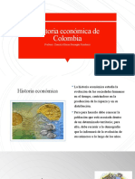 Historia Económica de Colombia: Profesor: Daniel Alfonso Barragán Ronderos