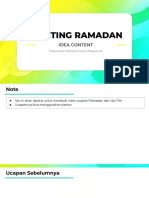 Greeting Ramadan: Idea Content