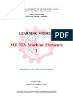 Me 323 - Machine Elements (10-13 Module