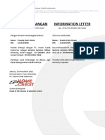 Surat Keterangan Information Letter: 1952/SK-HCID/XI/2022 1952/SK-HCID/XI/2022