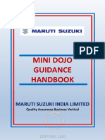 Mini Dojo Guidance Handbook: Maruti Suzuki India Limited