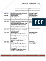 Bench Test Preparation Programme 2023