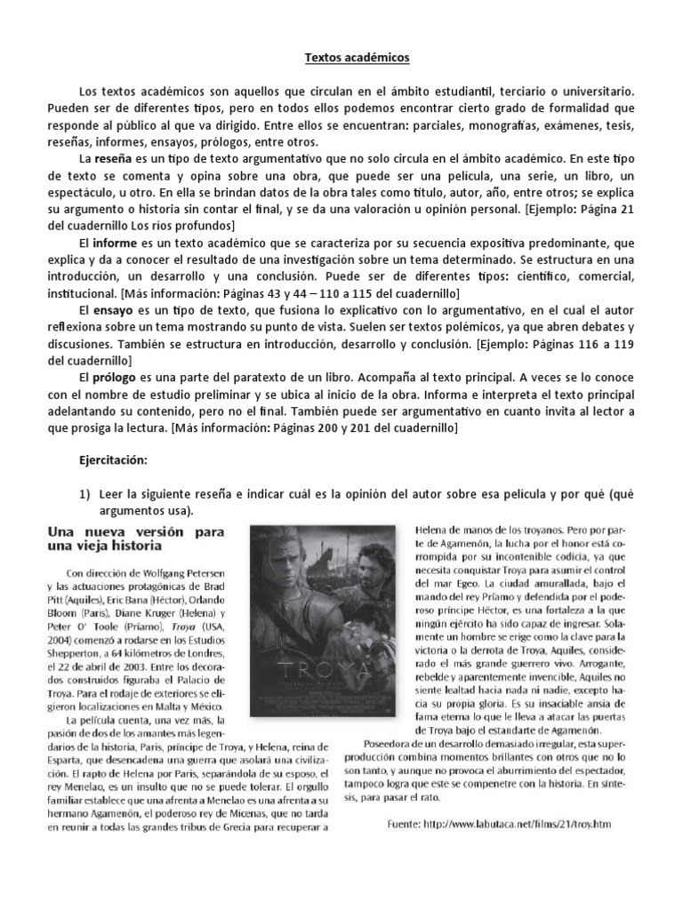 Los Textos Académicos | PDF | Ensayos | Autor