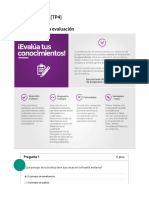 Trabajo Práctico 4 (TP4) Instrucciones de La Evaluación: Comenzado: 12 de Ago en 17:30