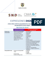 EXPRESIONES DIGNAS - CIMA Versión Final