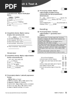 Unit 3 Standard Test Answers | PDF | Linguistics