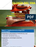 Farmacología Del Sna: Simpaticolíticos / Bloqueadores Adrenérgicos