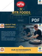 MTR Foods: Presentation Template