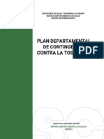 Plan Dptal Contingencia Contra La Tosferina