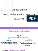 CB - VII - Eng - Active and Passive Voice