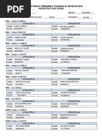 PRIMARY SCHOOL INTER DISTRICT ATHLETICS - Registration Forms