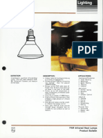 Philips PAR Infrared Heat Lamps Bulletin 4-86