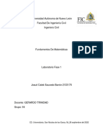 Fundamentos de Matemáticas para Ingeniería Civil