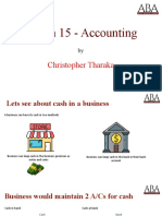 Lesson 15 - Accounting: Christopher Tharaka