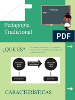 Pedagogía Tradicional