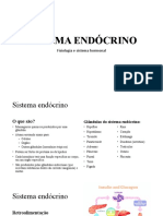 Sistema Endocrino e Sentidos