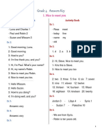 Grade 4 Answers Key MR Maged Ogharli