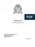 Seminarski Rad: Tema: Finansijska Tržišta U Bih