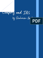 Company and IAS Notes For A Level Accounting by Shahmeer Hasan