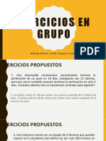 Ejercicios en Grupo - Magnitudes PDF