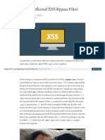 (XSS) Re Ected XSS Bypass Filter: Mohamed Sayed Apr 22 2 Min Read