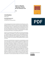 Recepción y Aplicacion de La Convencion de Derechos de Personas Con Disc Intelectual