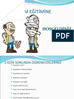 İlkyardim Eğitimine: Hoşgeldiniz