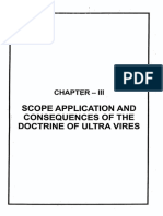 Scope Application and Consequences of The Doctrine of Ultra Vires