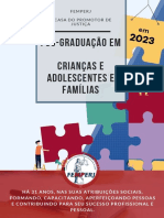 Pós-Graduação em Crianças, Adolescentes e Famílias FEMPERJ