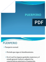 Atencion Del Puerperio