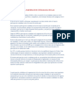 La Partipacion Ciudadana en Las Elecciones