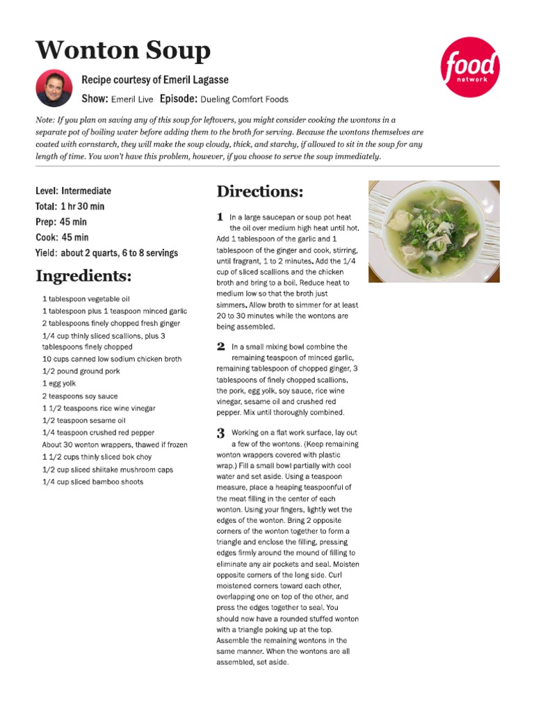 Emeril Lagasse Food Network Won Ton Soup Top Sellers innoem.eng.psu.ac.th