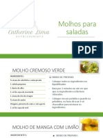 Receitas Molhos para Saladas