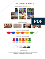 Paleta de Cores Inspiração Moodboard para Identidade Visual (1080 × 2920 PX)