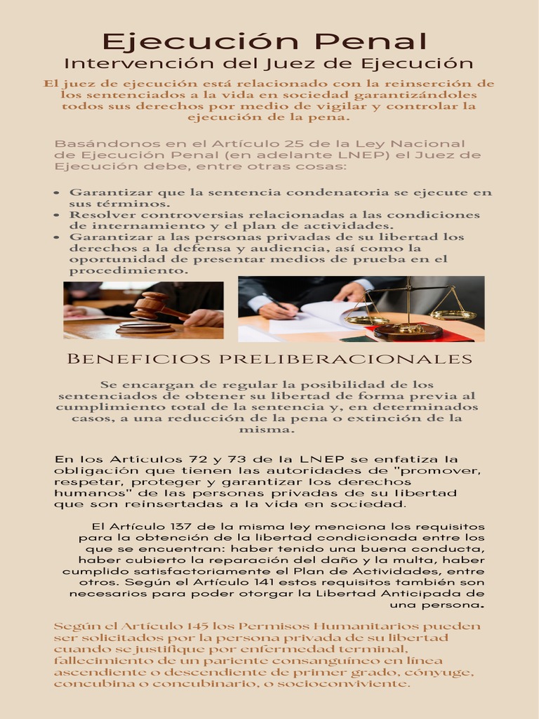 El papel fundamental del Juez de Ejecución Penal en la reinserción ...