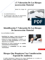 Identificación Y Valoración de Los Riesgos de Incorrección Material